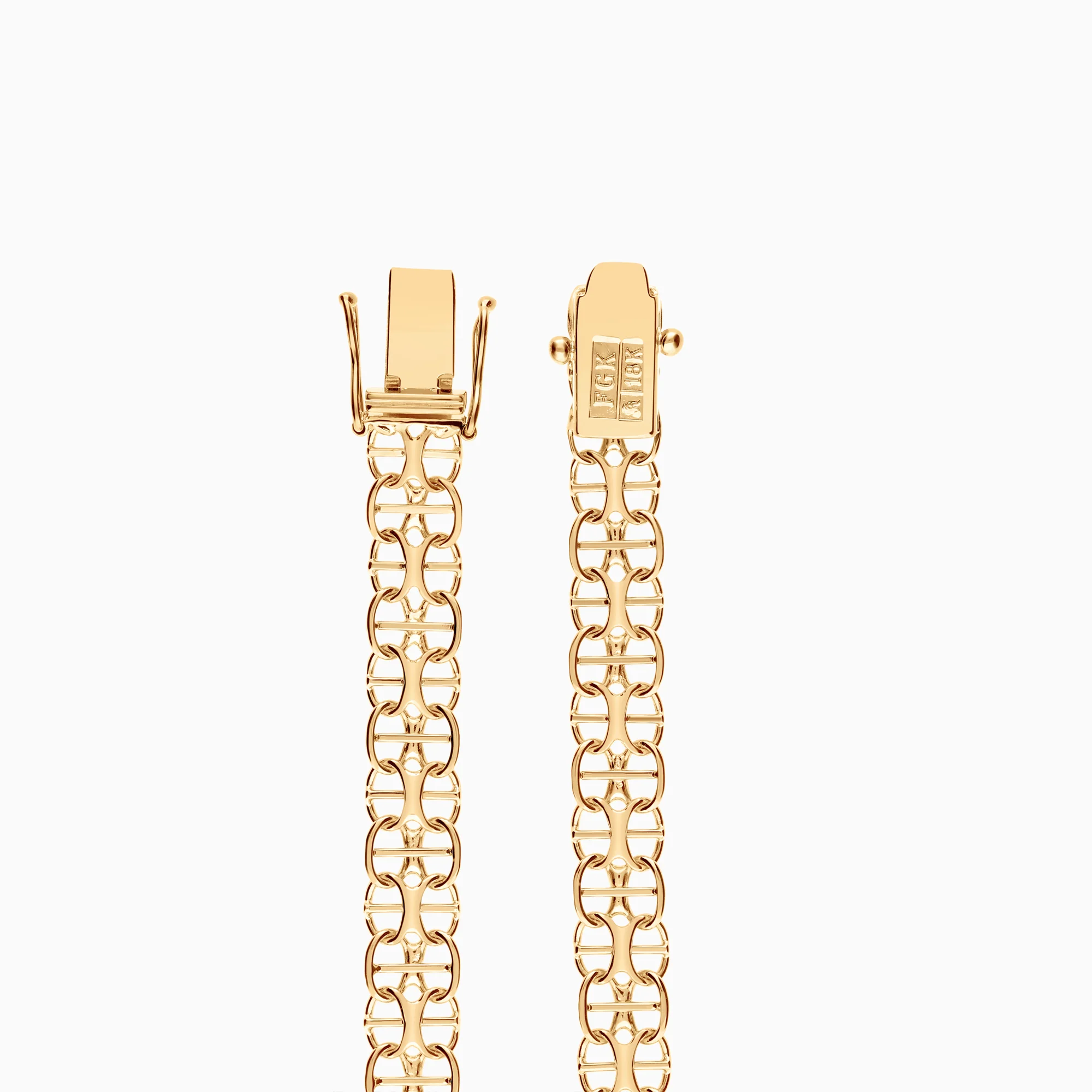 X-link with bar bracelet 6.52g 18K gold - Image 2