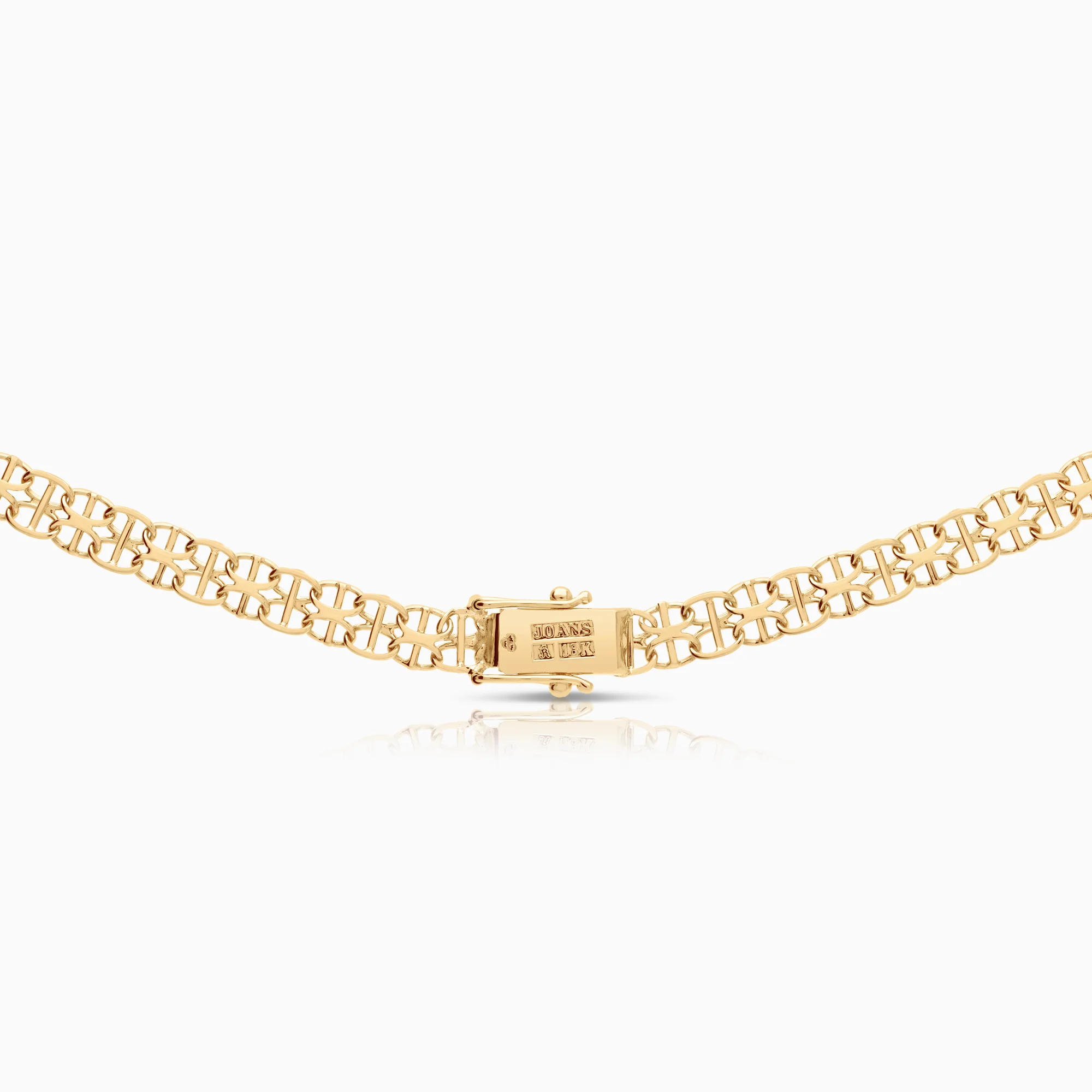 X-link with bar necklace 14.55g 18K gold - Image 2