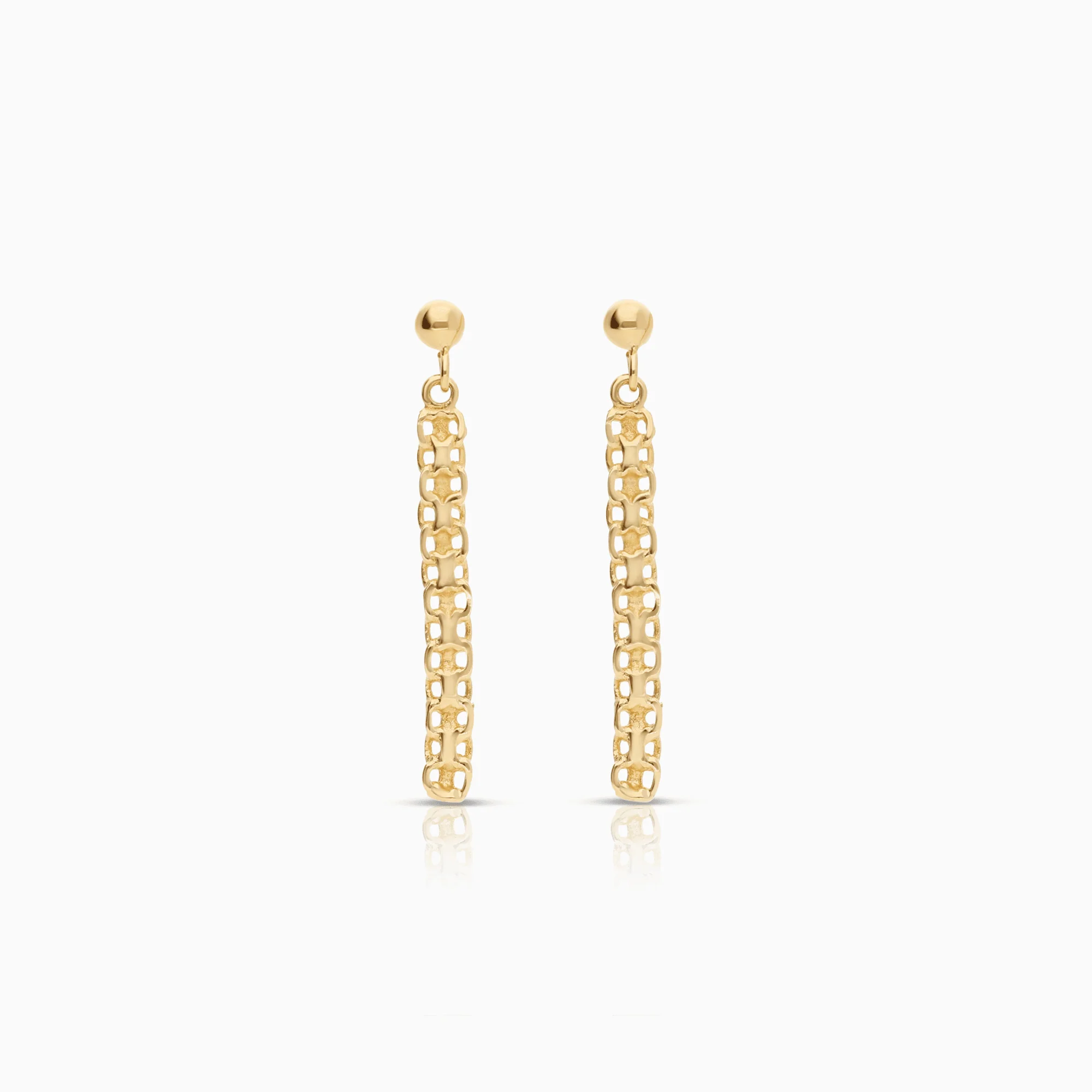 X-link earrings 1.45g 18K gold