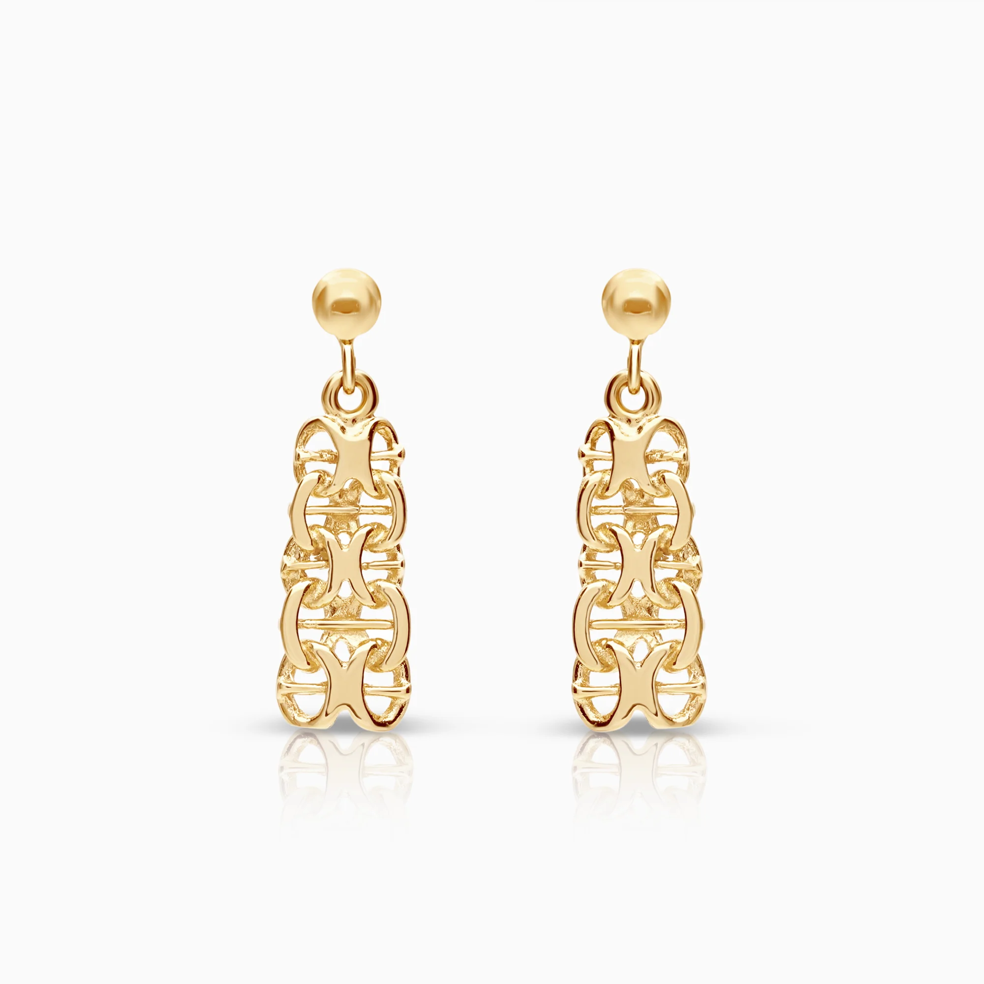 X-link earrings 2.03g 18K gold