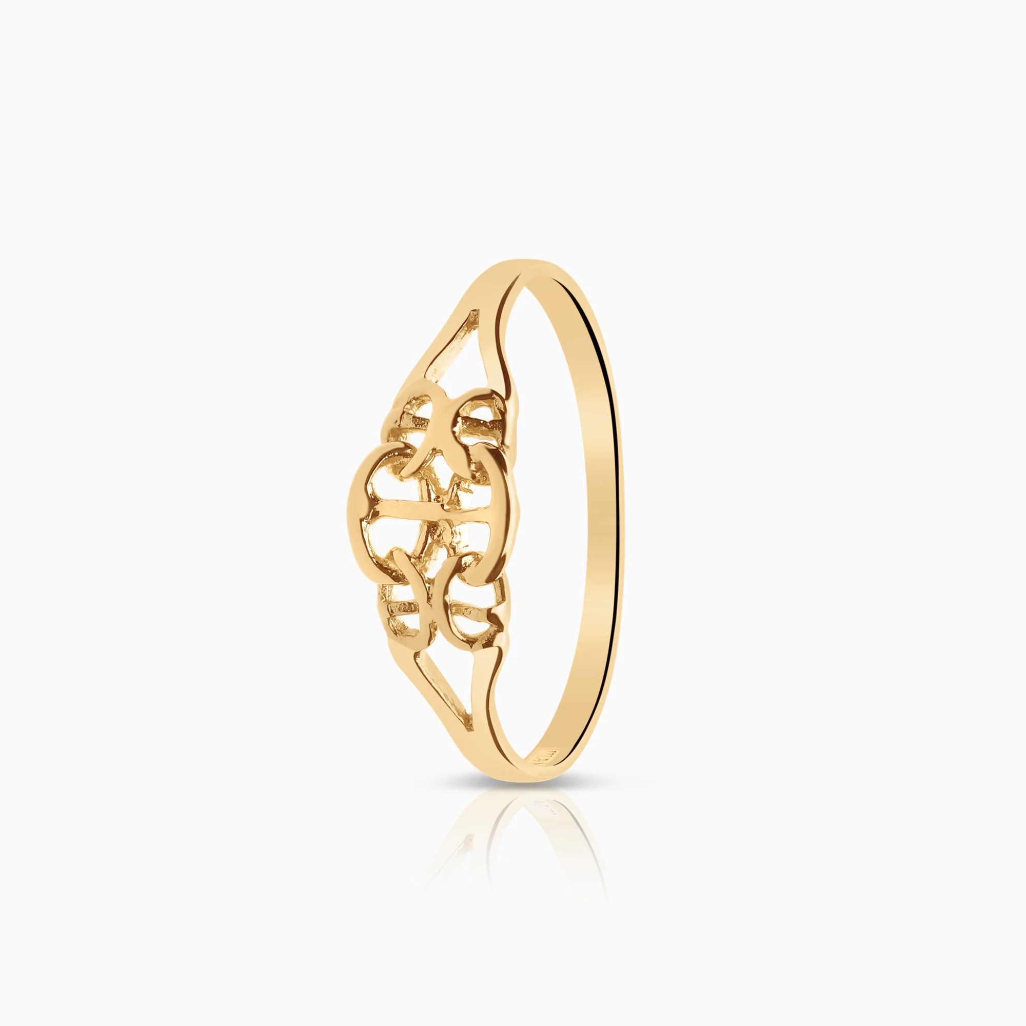 X-link ring 1.35g 18K gold
