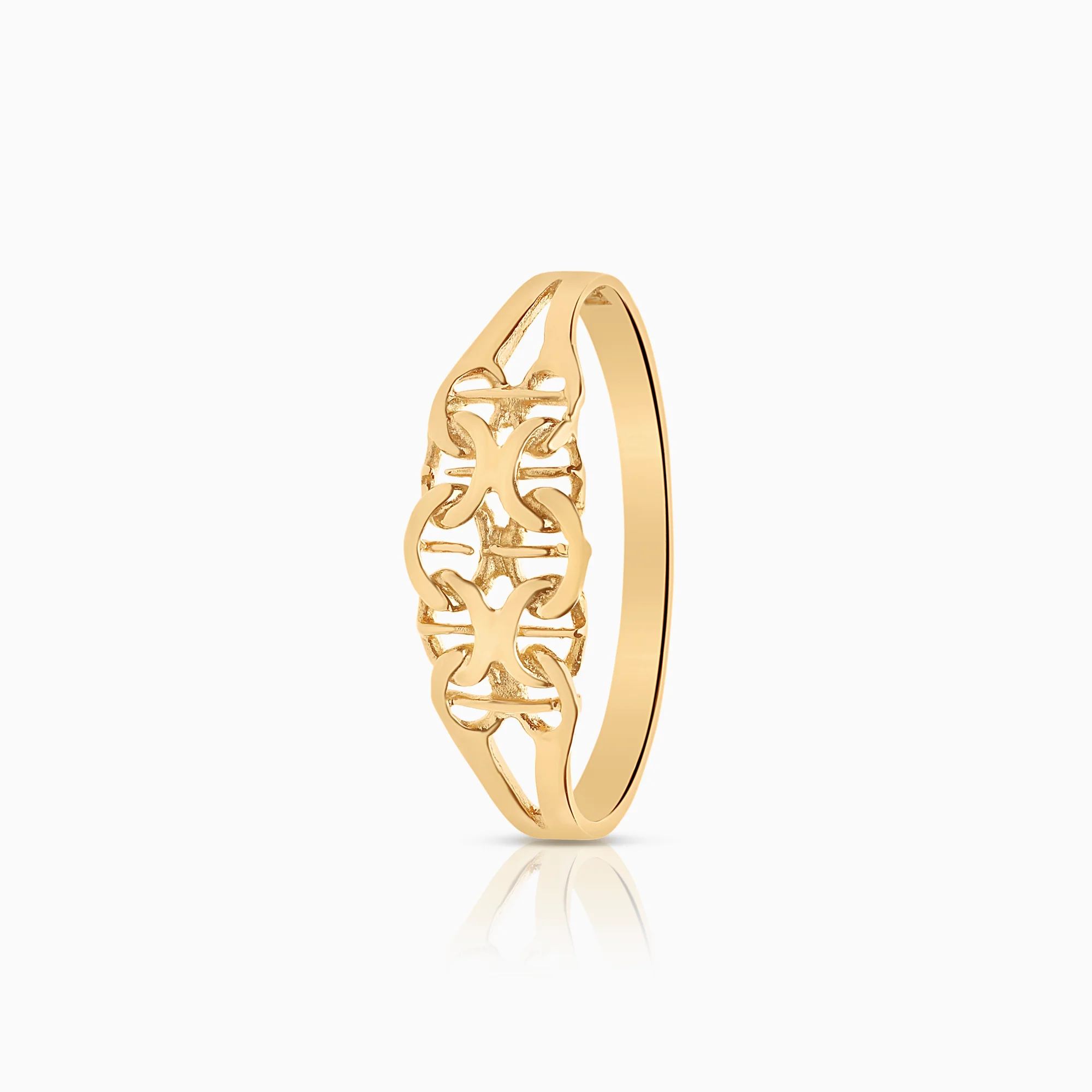 X-link ring 1.64g 18K gold