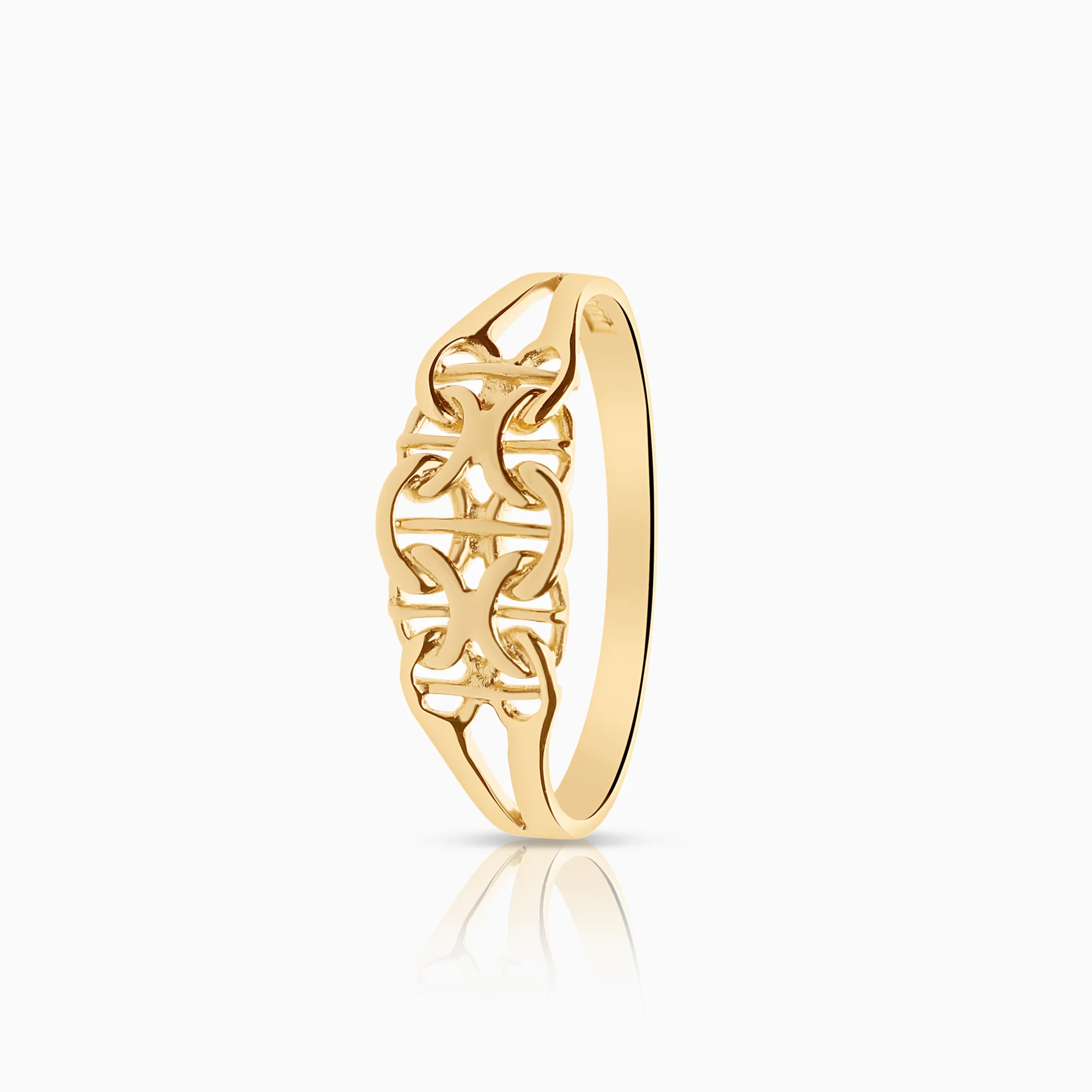 X-link ring 1.65g 18K gold