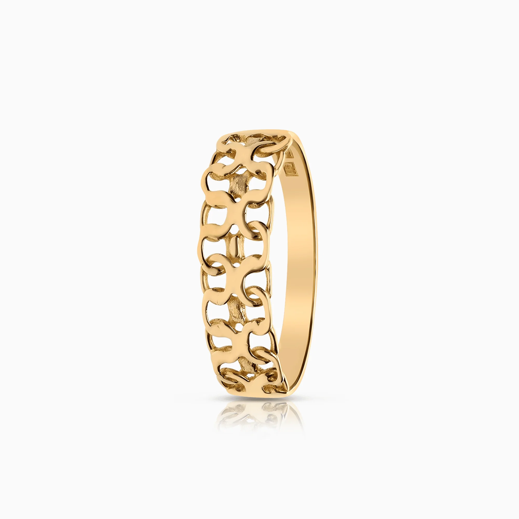 X-link ring 1.35g 18K gold