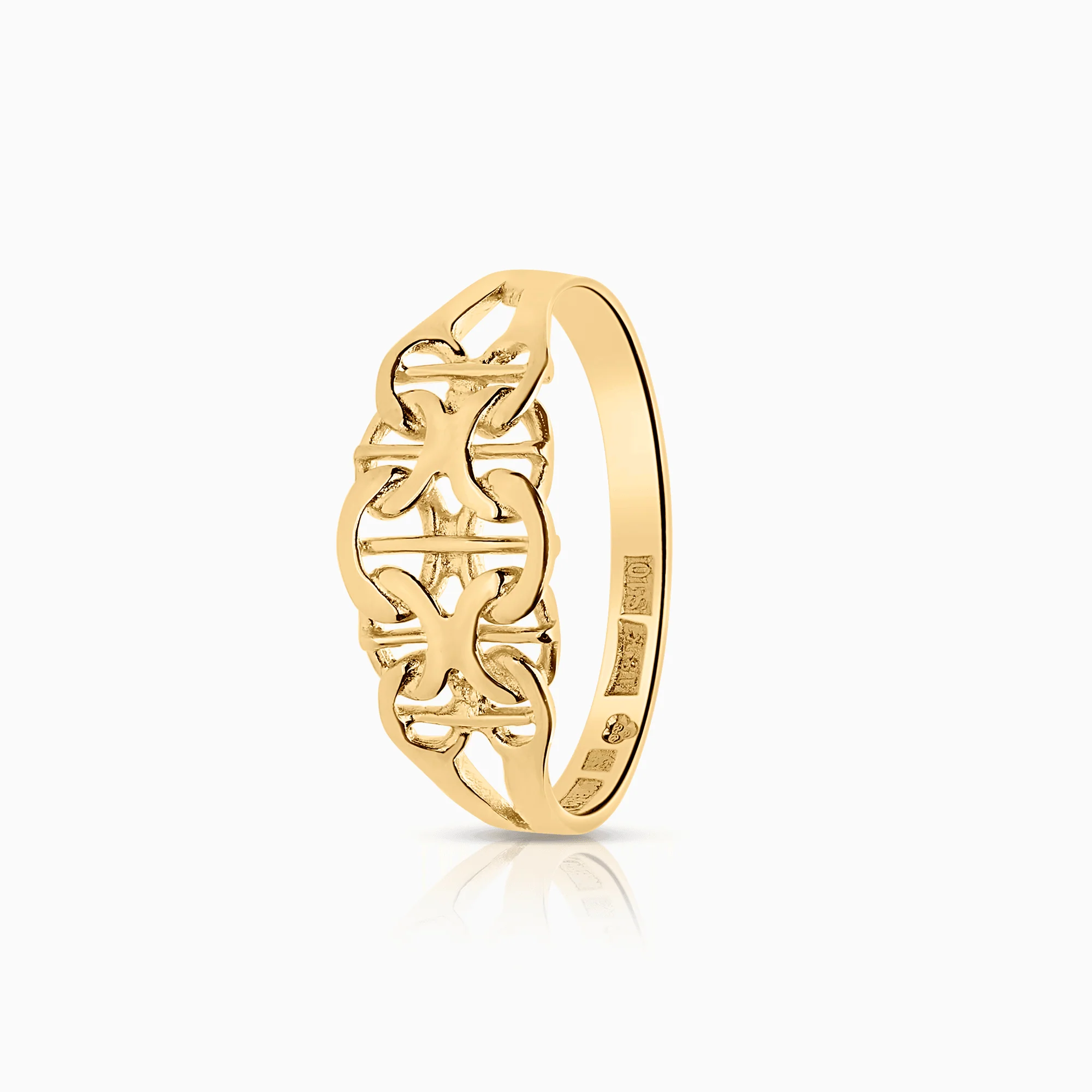 X-link ring 1.49g 18K gold