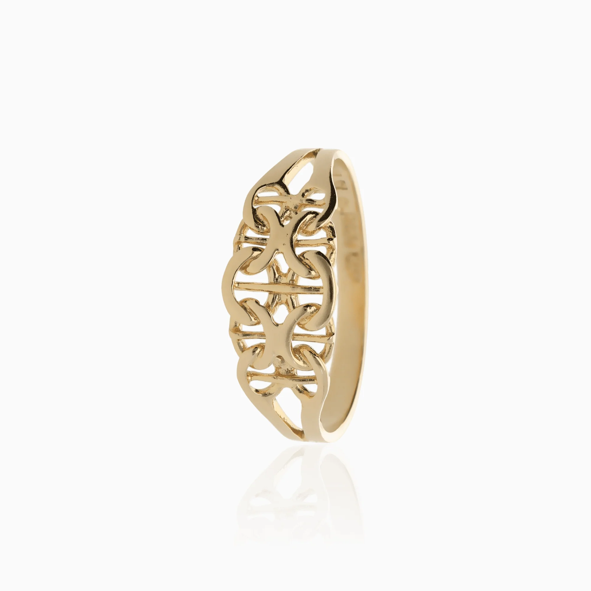 X-link ring 1.55g 18K gold