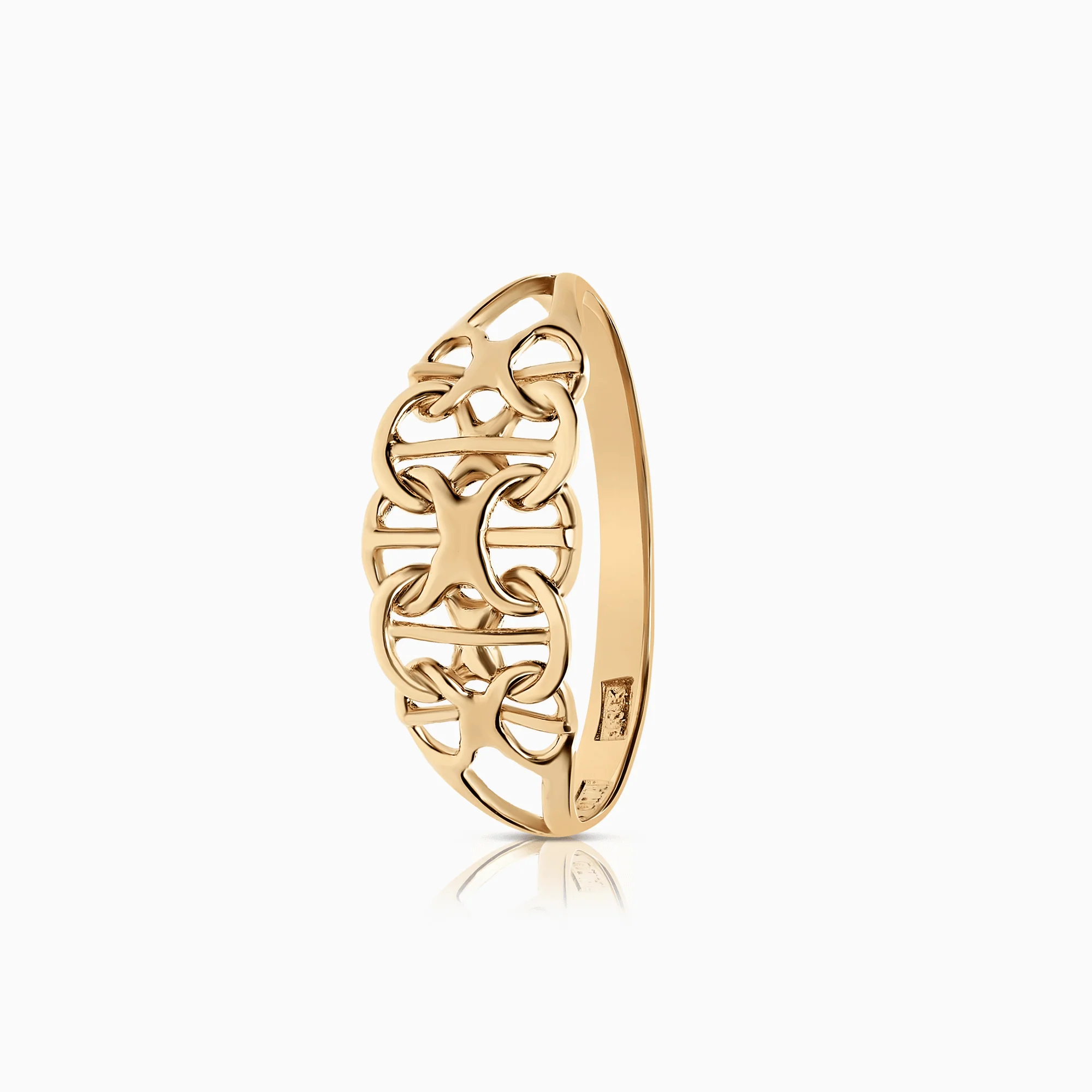 X-link ring 1.58g 18K gold