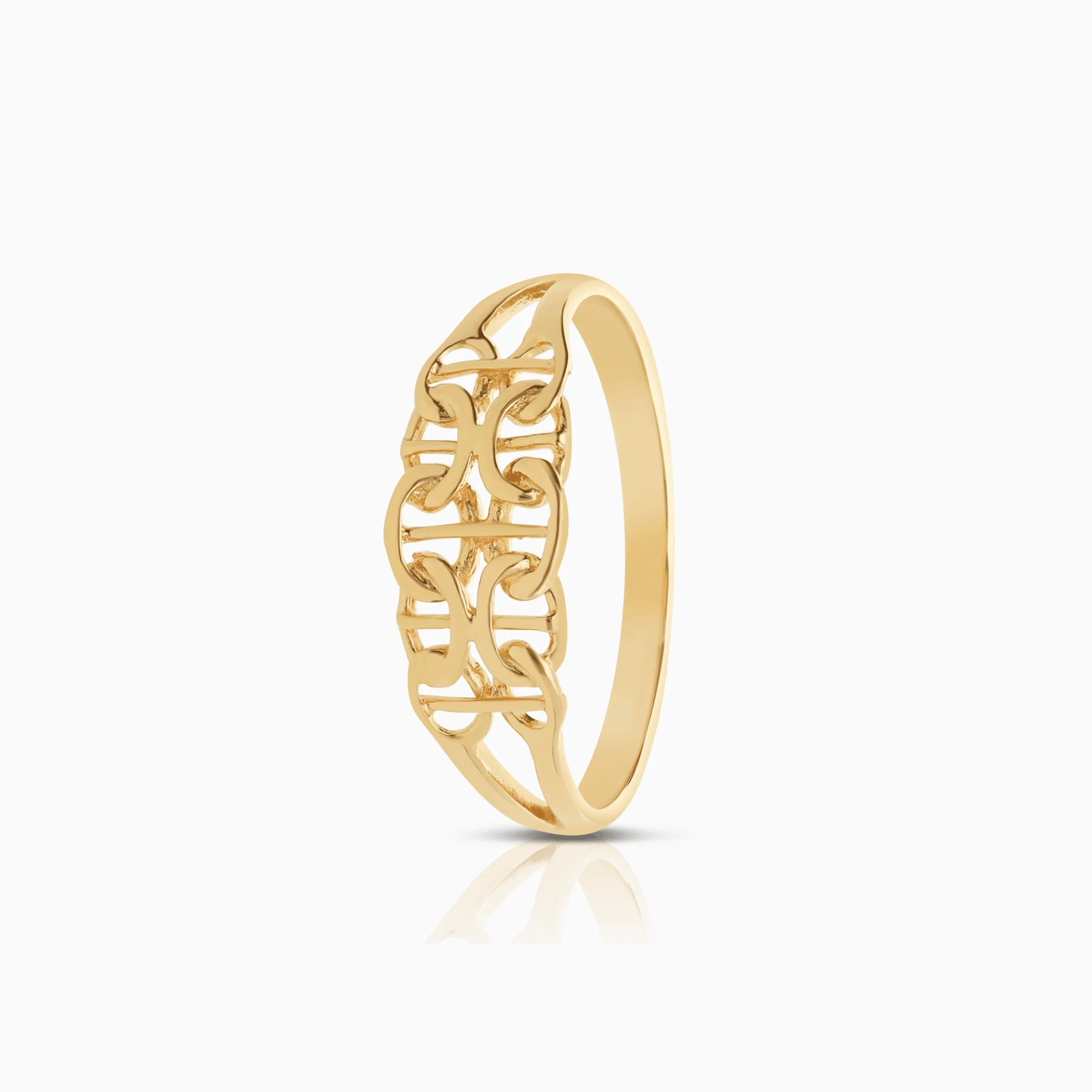 X-link ring 1.65g 18K gold