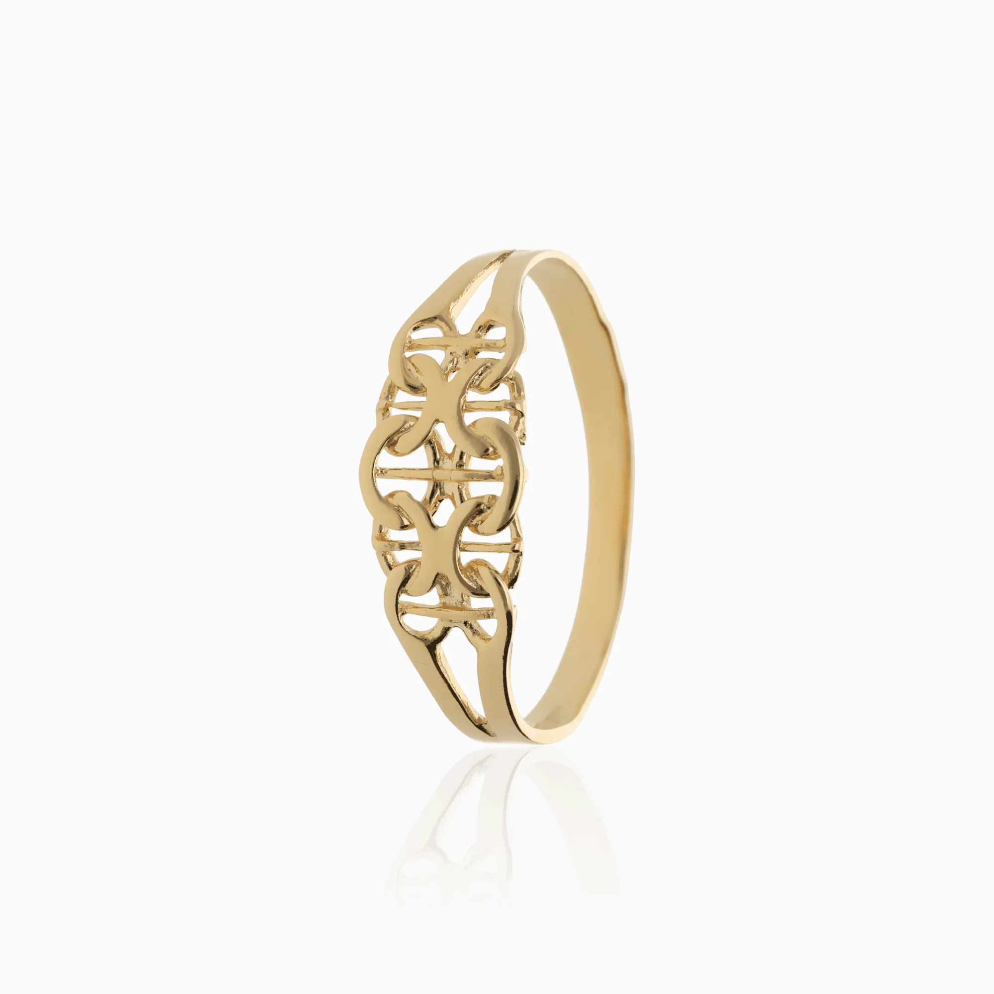 X-Link Ring 1.66g 18K Gold