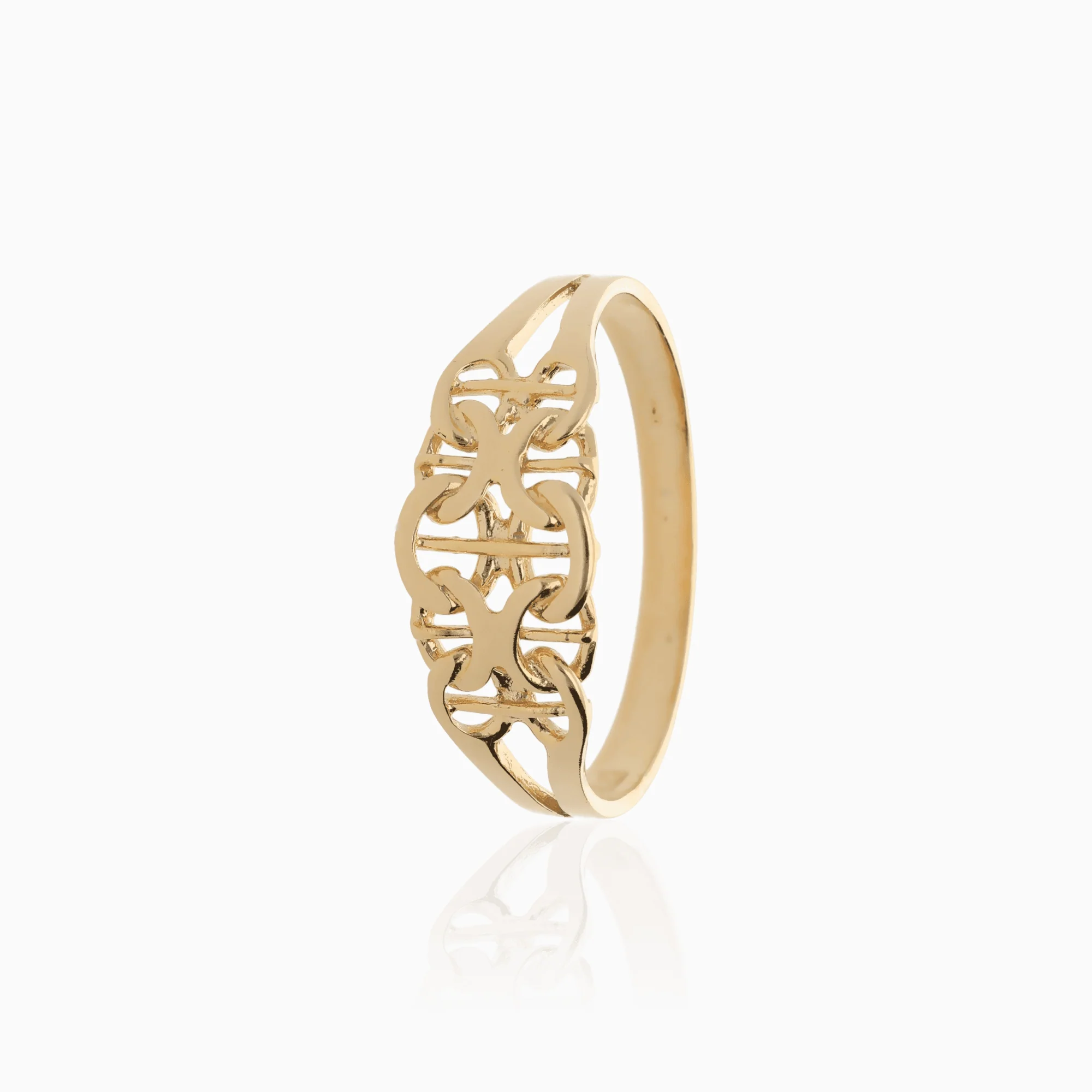 X-link ring 1.67g 18K gold