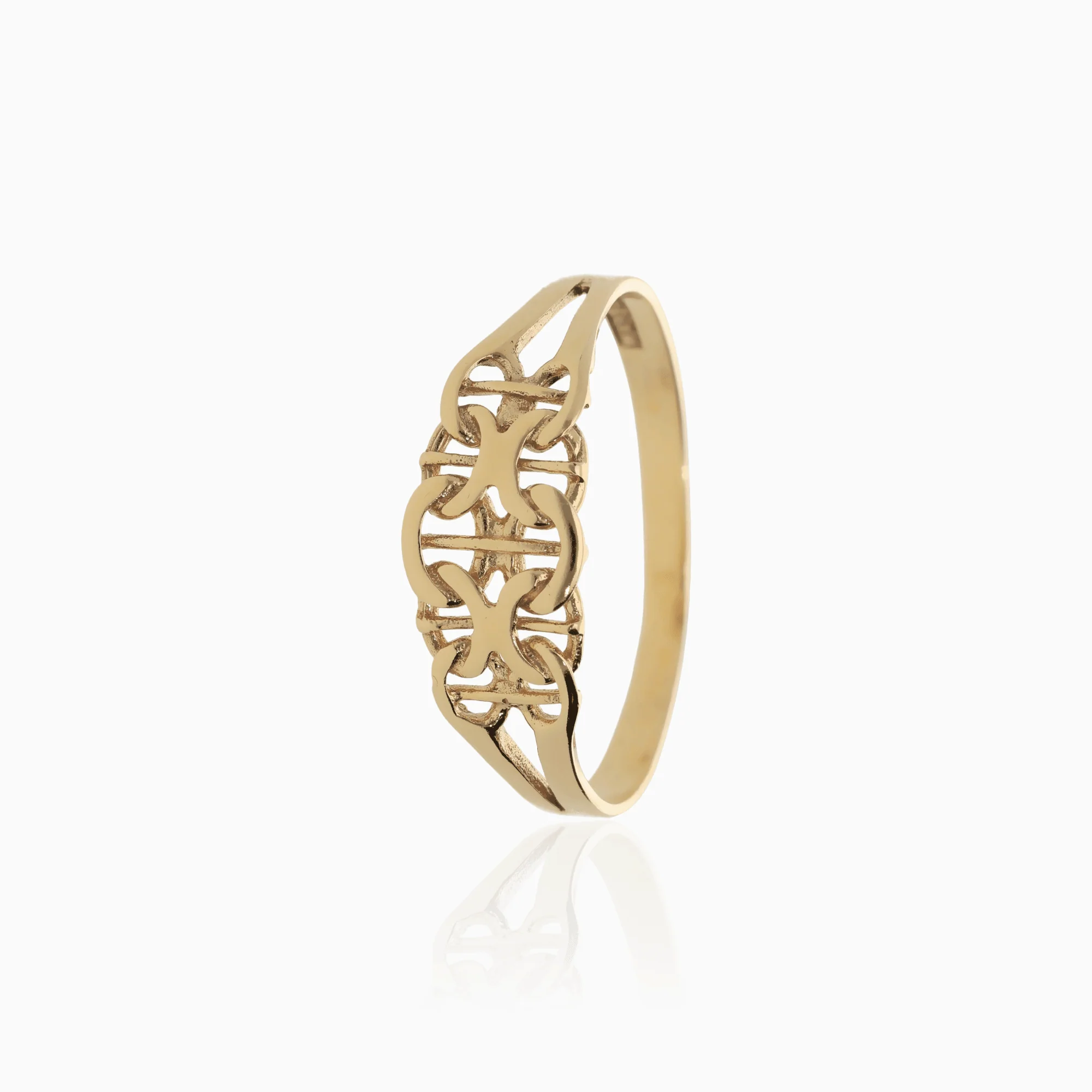 X-link ring 1.67g 18K gold