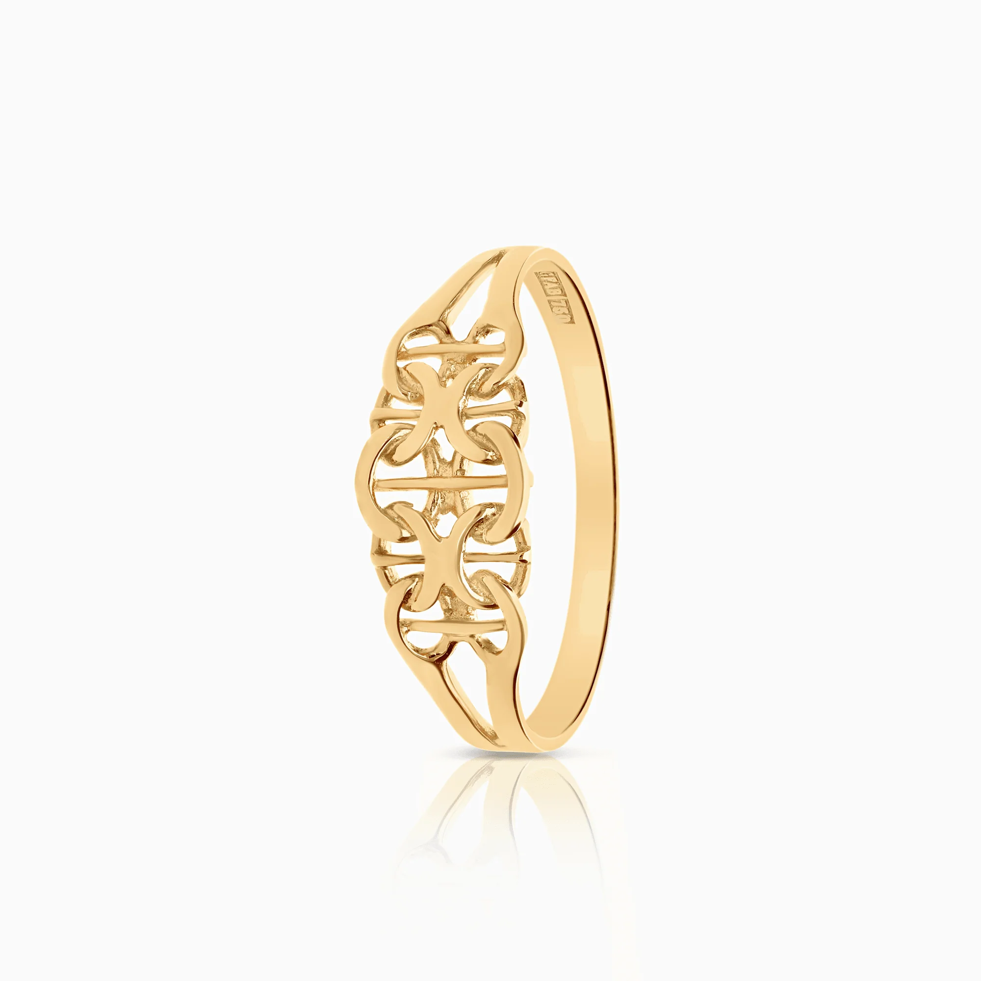 X-link ring 1.73g 18K gold