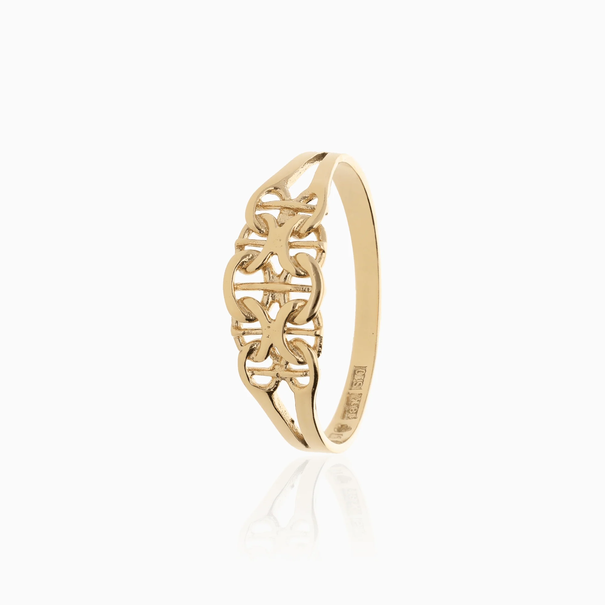 X-link ring 1.80g 18K gold