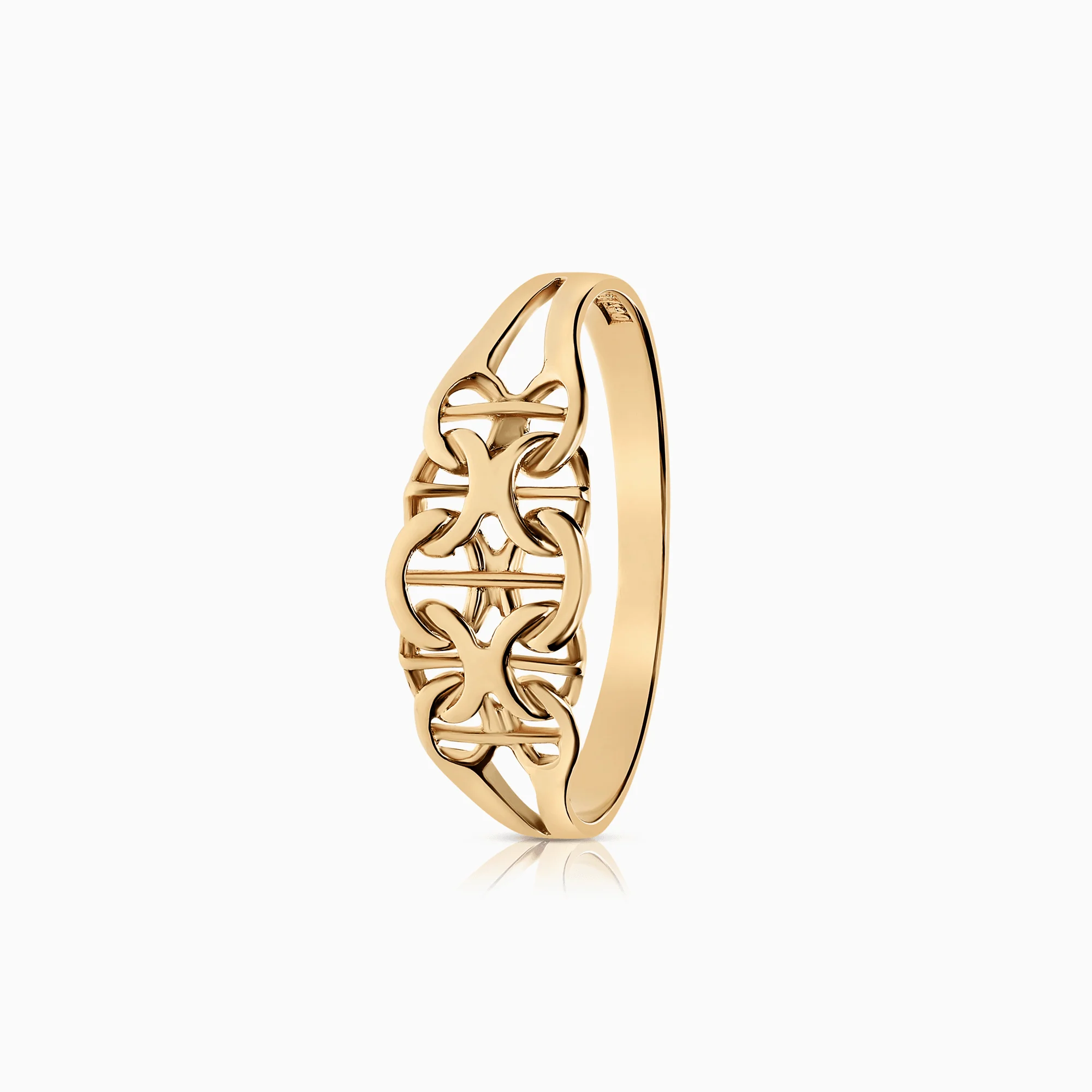 X-link ring 1.84g 18K gold