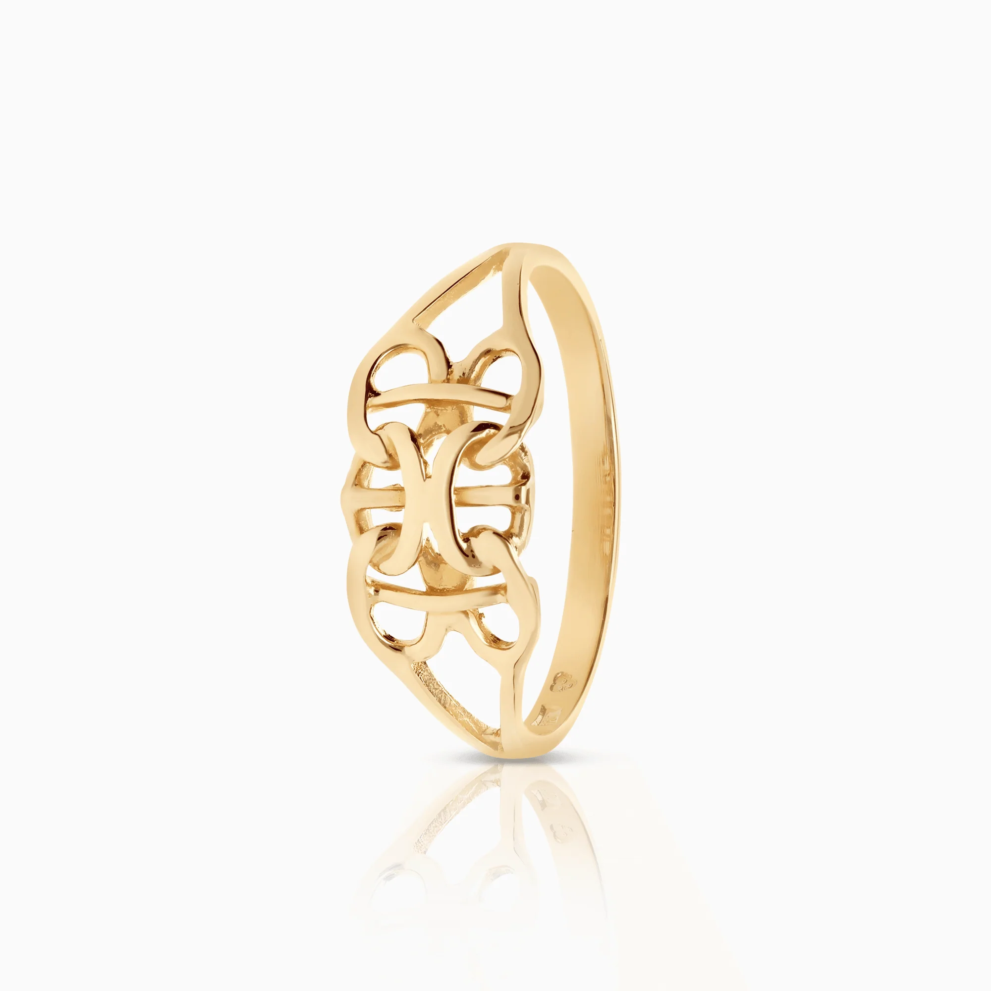 X-link ring 1.88g 18K gold