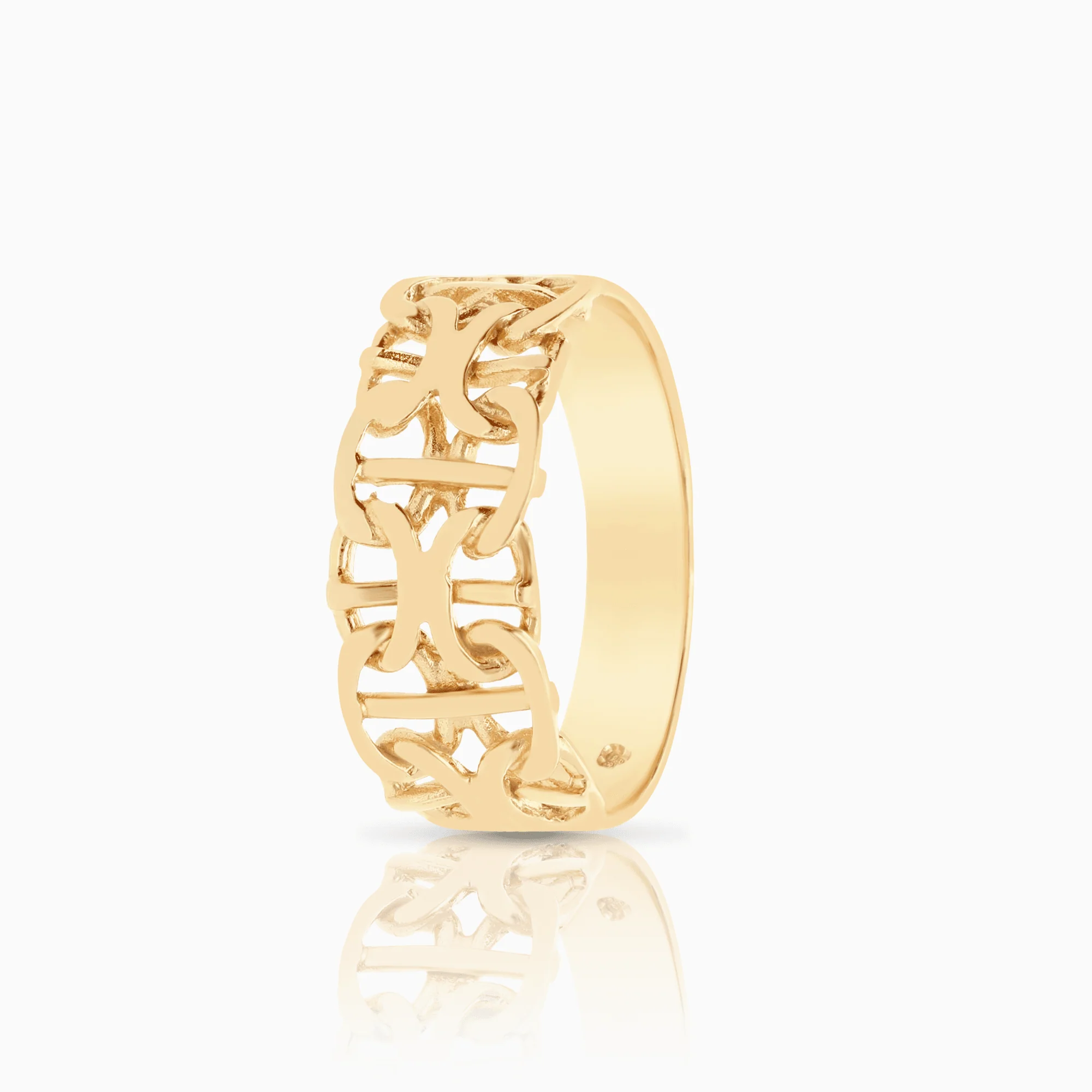 X-link ring 3.36g 18K gold