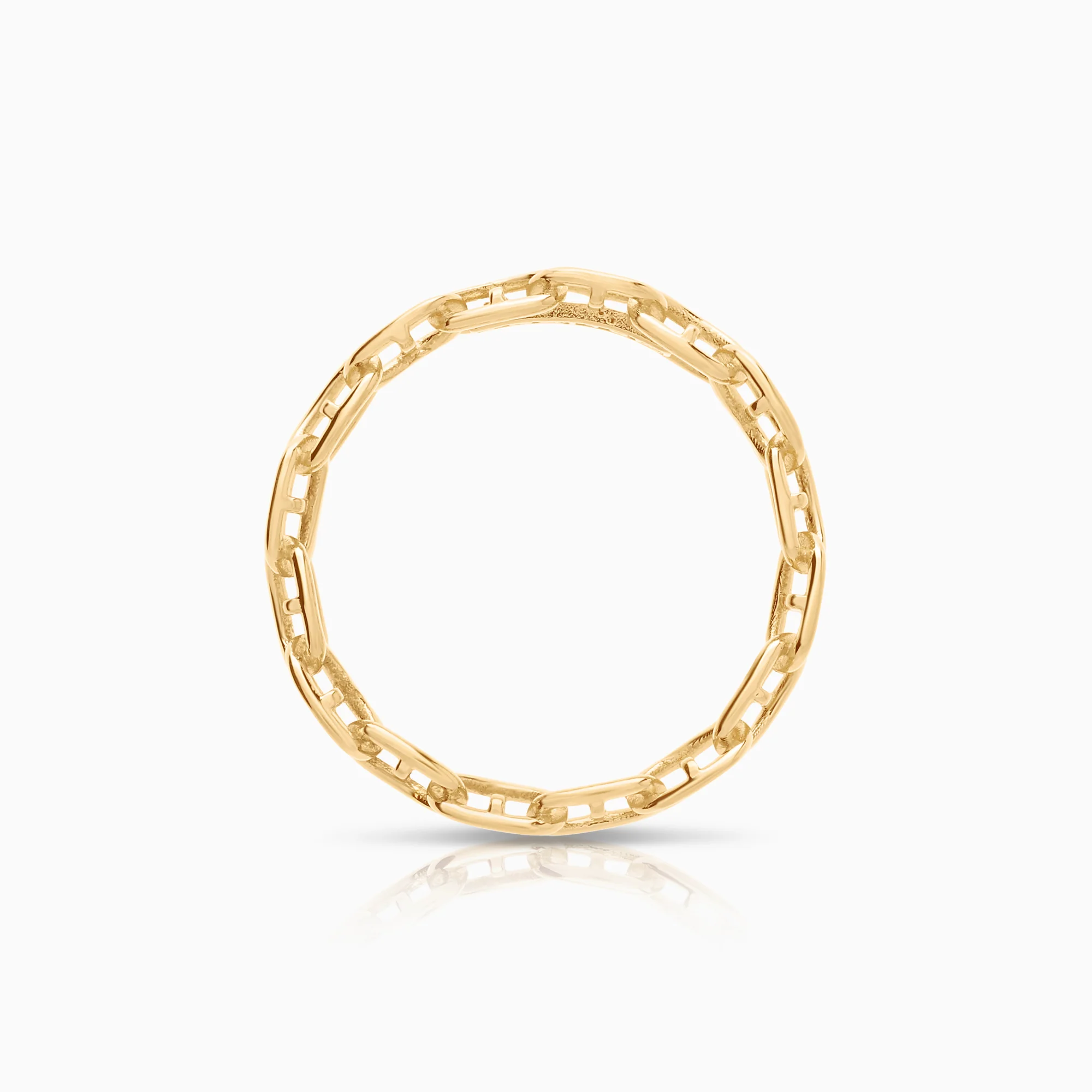 X-link ring full 2.40g 18K gold - Image 2